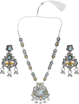 Opus Gems Alloy Silver Jewellery Set(Pack of 1)