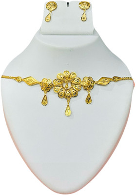 Soumi store Alloy Gold-plated Gold Jewellery Set(Pack of 1)