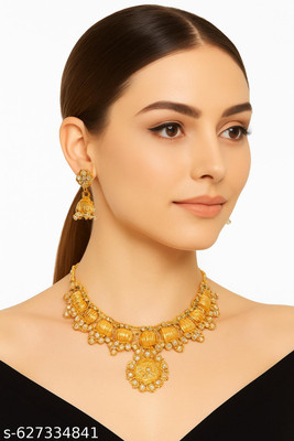 bellenio Alloy Gold-plated Gold Jewellery Set(Pack of 1)