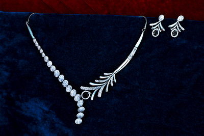 LUSTRA Brass Silver Silver Jewellery Set(Pack of 1)