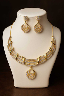 VELORA Alloy Silver, Gold Jewellery Set(Pack of 1)