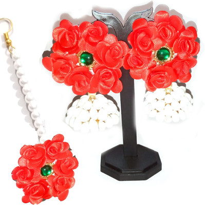 KavyasKreation Fabric Multicolor Jewellery Set(Pack of 1)