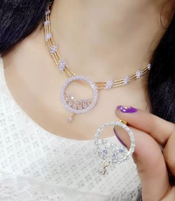 Shree Shyam Alloy Gold, White Jewellery Set(Pack of 1)