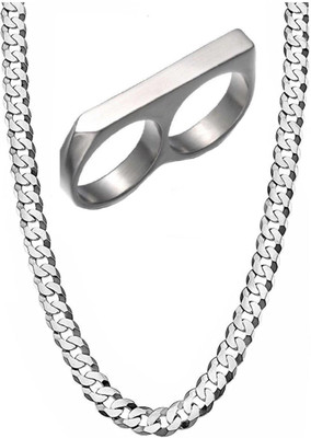 Vipunj Stainless Steel Silver Silver Jewellery Set(Pack of 1)