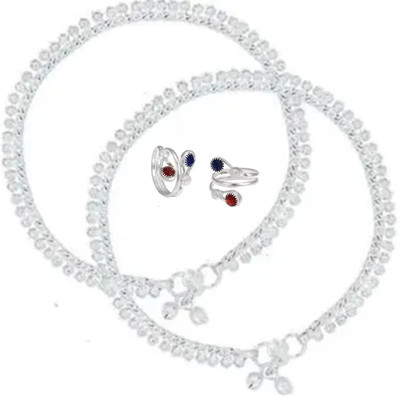 BHORIWAL Alloy Silver Multicolor Jewellery Set(Pack of 2)