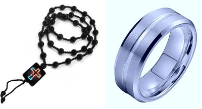 KINGSTYLEIMPEX Dori, Alloy Black, Silver Jewellery Set(Pack of 1)