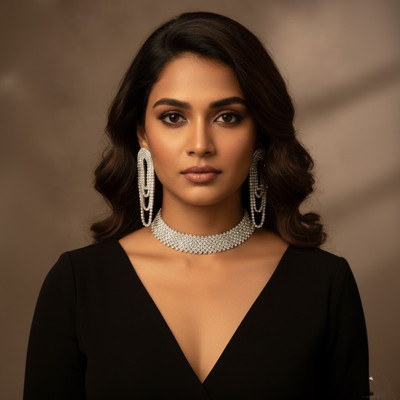 Zunerah creations Alloy Silver Jewellery Set(Pack of 1)