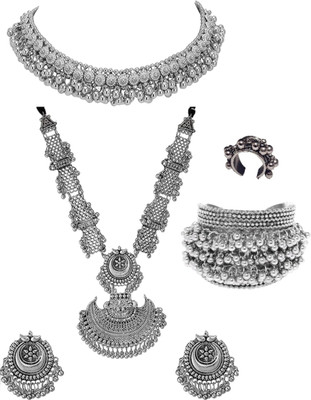 oplera spark Oxidised Silver Silver Jewellery Set(Pack of 1)