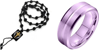 KINGSTYLEIMPEX Dori, Alloy Black, Purple Jewellery Set(Pack of 1)