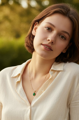 AYMA JEWELLERY Brass, Stone, Alloy Gold-plated Rose Gold Jewellery Set(Pack of 1)