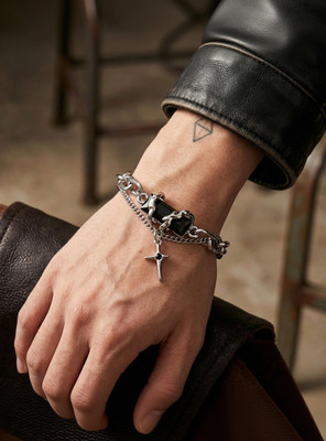 Nidhi Emporium Alloy Rhodium Bracelet