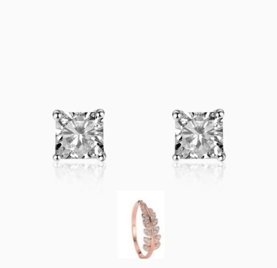 MAATRCHAAYA Silver, Copper, Sterling Silver, Stainless Steel Copper, Sterling Silver, Gold-plated, Silver Silver, Rose Gold Jewellery Set(Pack of 2)