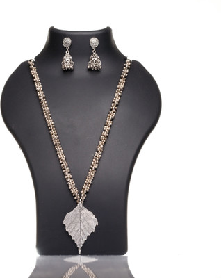 SUZEN Oxidised Silver Silver Jewellery Set(Pack of 3)