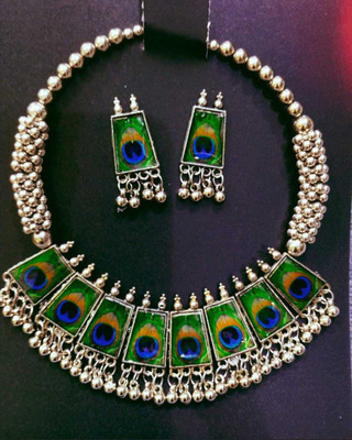 Shining Angel Alloy Silver Silver Jewellery Set(Pack of 1)