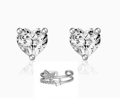 MAATRCHAAYA Sterling Silver, Alloy, Stainless Steel Sterling Silver, Silver Silver Jewellery Set(Pack of 2)