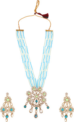 CATALYST Alloy Gold-plated Blue, Green Jewellery Set(Pack of 1)