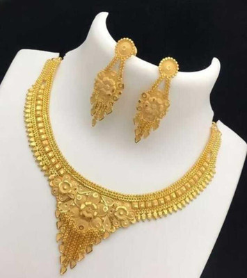 SIDDHESHWAR Alloy Gold-plated Gold Jewellery Set(Pack of 1)