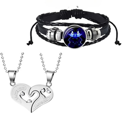 Elanora Jewels Alloy Sterling Silver Silver Jewellery Set(Pack of 2)