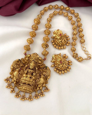 Rangrozo Jewellery Brass, Alloy Gold-plated Gold Jewellery Set(Pack of 1)