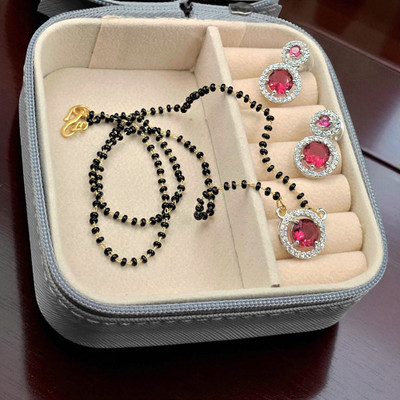 aklina Alloy Gold-plated Silver Jewellery Set(Pack of 1)