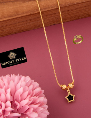 Bright STYLE Brass, Alloy Gold-plated Gold, Multicolor Jewellery Set(Pack of 1)