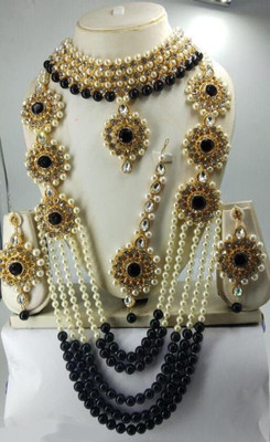 Chikku Alloy Gold-plated Multicolor Jewellery Set(Pack of 1)