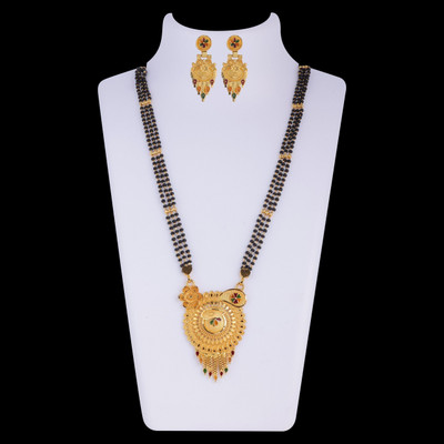 house of common Alloy Gold-plated Gold Jewellery Set(Pack of 1)