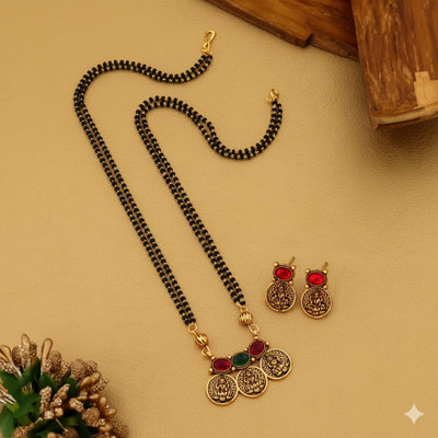 bellybiz Brass Gold-plated Gold Jewellery Set(Pack of 1)