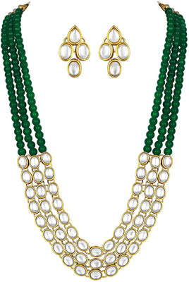 BJ JEWEL Alloy Green Jewellery Set(Pack of 1)