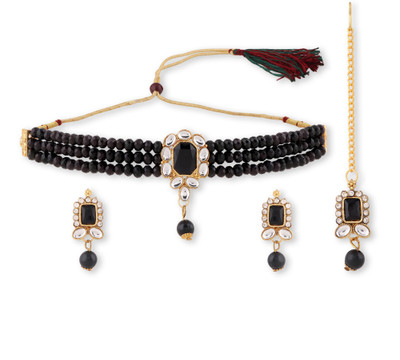 EVY Copper Gold-plated Multicolor Jewellery Set(Pack of 1)