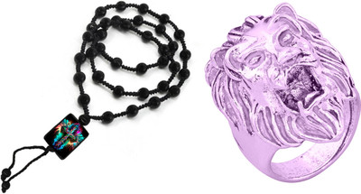 Dynamic Retail Global Dori, Alloy Black, Purple Jewellery Set(Pack of 1)
