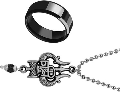 KINGSTYLEIMPEX Stainless Steel Sterling Silver Multicolor Jewellery Set(Pack of 3)
