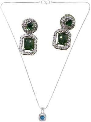 SRK Fashions Alloy Blue, Green Jewellery Set(Pack of 1)
