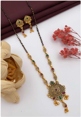 SHIVAY FASHION HUB Alloy Gold-plated Gold Jewellery Set(Pack of 1)