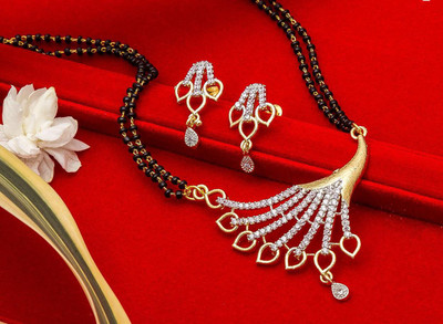 JETWAL Alloy Gold-plated Multicolor Jewellery Set(Pack of 3)