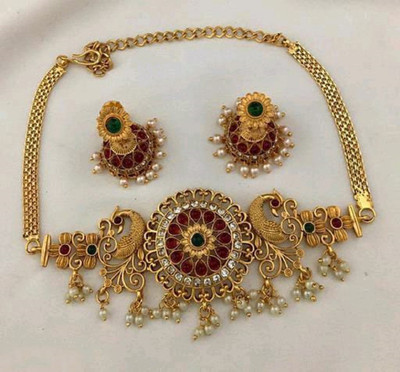Radian Alloy Gold-plated Multicolor Jewellery Set(Pack of 1)