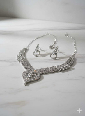 jewellry Sterling Silver Silver Silver Jewellery Set(Pack of 1)