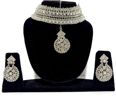 Jwellcart Alloy Silver Jewellery Set(Pack of 1)