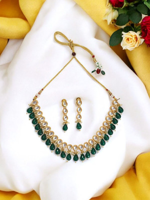 joy of jewels Alloy Green Jewellery Set(Pack of 1)