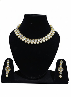 Samyak Fashions Stainless Steel Silver Jewellery Set(Pack of 1)