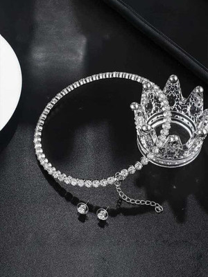 V.V. Sons Alloy Sterling Silver Silver Jewellery Set(Pack of 2)
