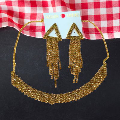 Amoha Lifestyle Alloy Gold-plated Gold Jewellery Set(Pack of 3)