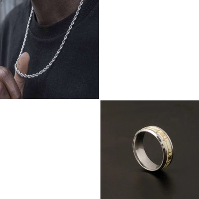 Vipunj Alloy Sterling Silver Silver, Green Jewellery Set(Pack of 1)