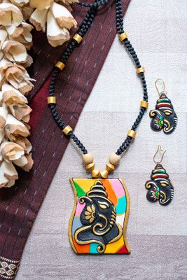 SHILPOGRAM Terracotta Multicolor Jewellery Set(Pack of 1)