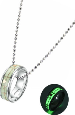 LaraFashion Stainless Steel Silver Silver Jewellery Set(Pack of 1)