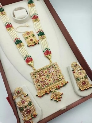 smtsha Alloy Gold-plated Multicolor Jewellery Set(Pack of 1)