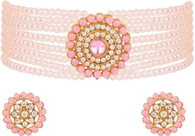 CATALYST Brass Copper Pink Jewellery Set(Pack of 1)