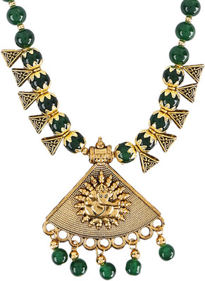 Shri Radhe Fashion House Alloy Green Jewellery Set(Pack of 1)