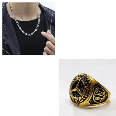 Vipunj Alloy Gold-plated, Sterling Silver Silver, Gold Jewellery Set(Pack of 1)