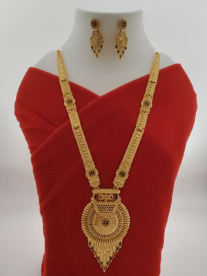 Univers Fashion Trends Brass Gold-plated Gold Jewellery Set(Pack of 1)